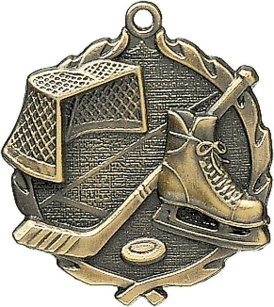 Hockey Sculptured Medal 2.5