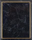 Black Marble with Gold Trim Laminate Plaque Board