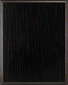 Black Woodgrain Laminate Plaque Board