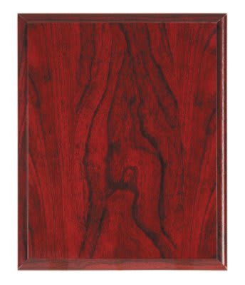 Red Woodgrain Laminate Plaque Board