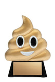 Poop Emoji Resin 4.25"