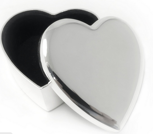 Trinket Box - Silver Heart