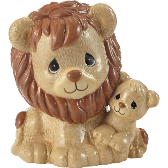 Bank - Baby Love Lion - Precious Moments - Ceramic