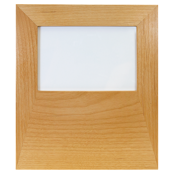 Alder Wood Frame w/ enlarged engraving area