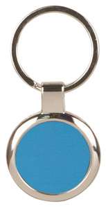 2-Tone Keychain - Blue Circle