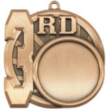 Placing Sport Logo Medal - 1st/2nd/3rd 2.5"