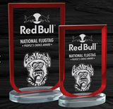 Laurier Glass Award - Red.