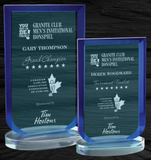 Laurier Glass Award Blue