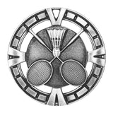 Badminton Varsity Sport Medal 2.5"