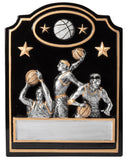 Basketball - High Relief Plaque.