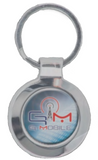 Metal Keychain - Polished Chrome.