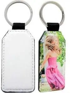 Leatherette Full Color Keychain - Rectangle