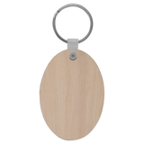Wood Sublimation Keychain - Oval