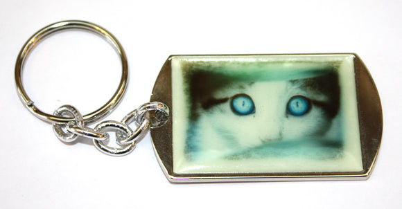 Glow-In-The-Dark Full Color Keychain.