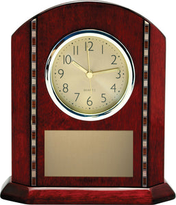 Clock - Tempo Rosewood 8"