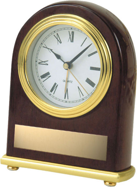 Clock - Rosewood Oval