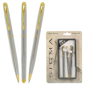 Sigma Olympian Pen/Pencil Set of 3 - BP/RB/Pencil