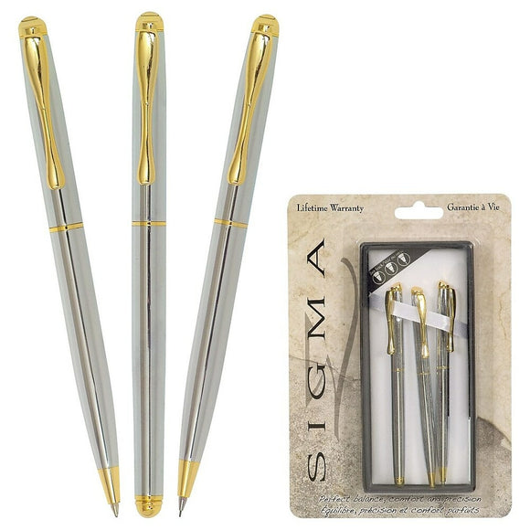 Sigma Olympian Pen/Pencil Set of 3 - BP/RB/Pencil