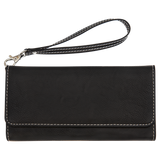 Leatherette Ladies Wallet w/Strap