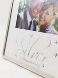 25th Anniversary Frame 4x6 - Silver Star