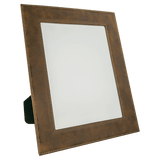 Leatherette Frame - Rustic/Gold.