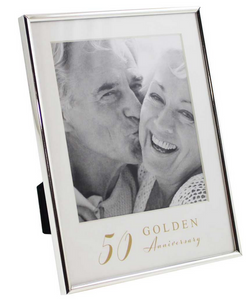 50th Silver Anniversary Frame - 5x7.