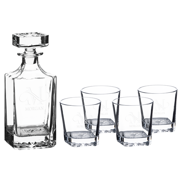 Square Whisky Set - 5 pc.