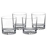 Glass Set 4 piece 9oz Round Rocks