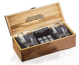 Whisky Set in Wood Box - 9pc.