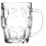 Glass Stein with Oval Engraving Area 20oz.