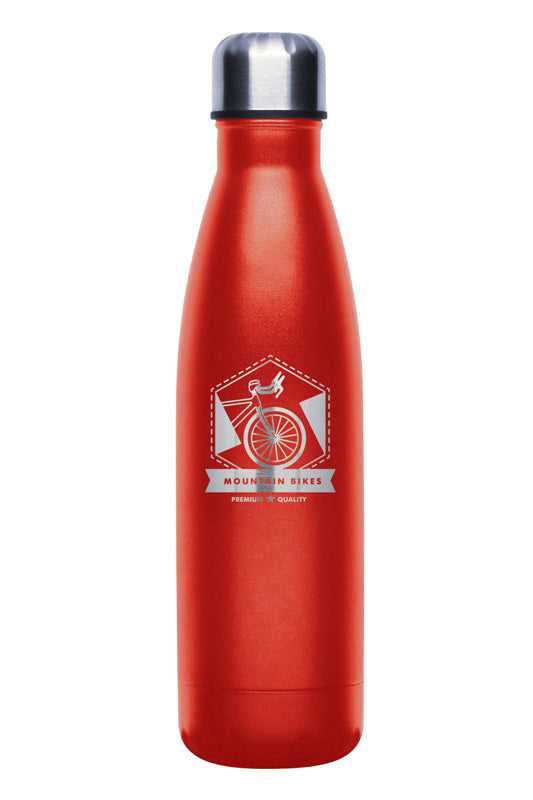 Slimline Water Bottle - Red.