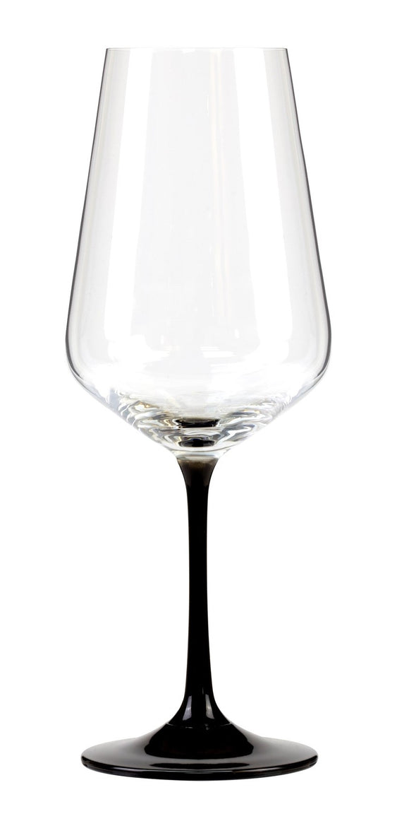 Wine Glass - Eclipse Black 450ml.