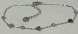 Mini Hearts Bracelet - Stainless Steel