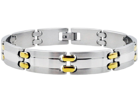 Blackjack Bracelet - Stainless Steel/Gold