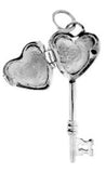Locket - Silver Heart Key