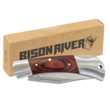 Bison River Knife - 3.5" Pakkawood