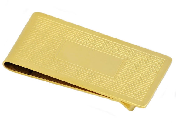 Blackjack Money Clip - Gold.