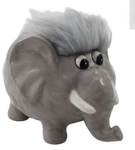 Elephant with Grey Fur Bank.