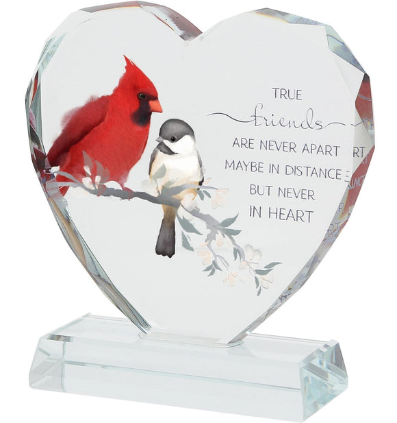 Crystal Heart Decor - True Friends.