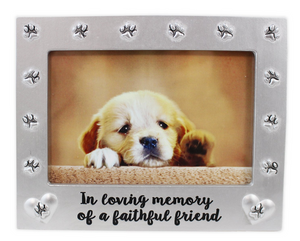 Frame - Paw Prints, Faithful Friend.