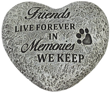 Pet Memorial - Heart Stone
