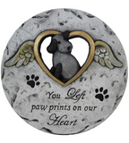 Pet Memorial - Cat/Dog w/gold heart