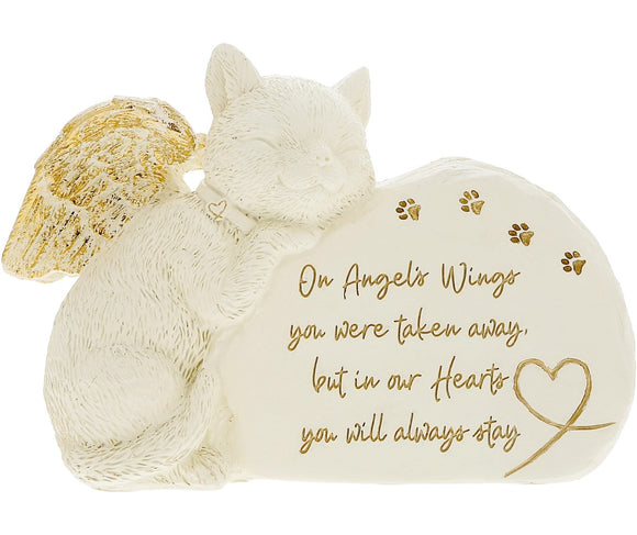 Pet Memorial - Angel Wing Cat.