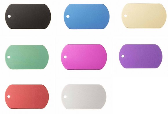 Gi Tag Sticker Aluminum Tag - Large GI Tag – Zenith Engraving and Design Ltd.