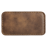 Badge - Rectangle 3.25x1.75 Leatherette