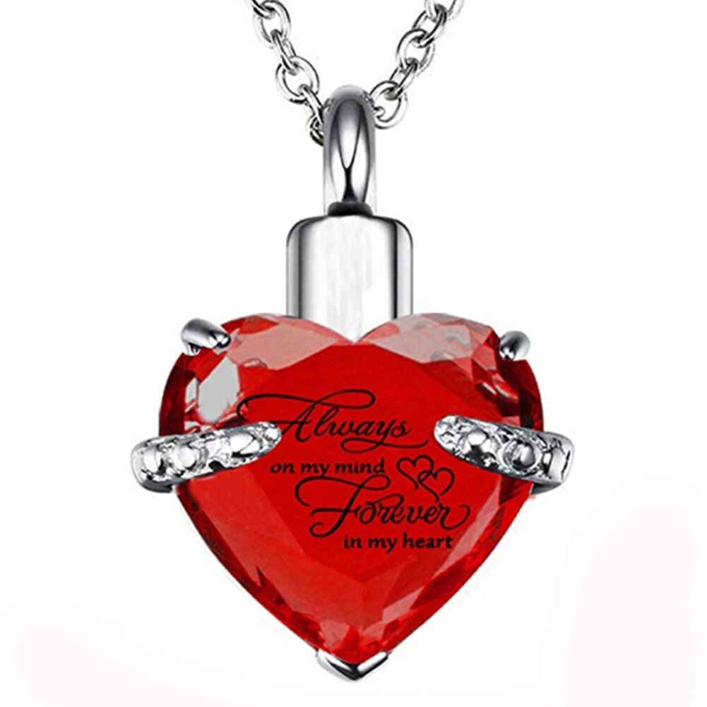 Forever in my heart ashes necklace store