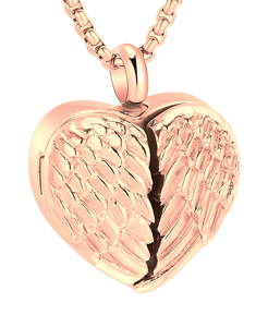 Ashes Necklace - Angel Wings Locket