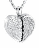 Ashes Necklace - Angel Wings Locket