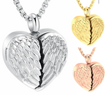 Ashes Necklace - Angel Wings Locket