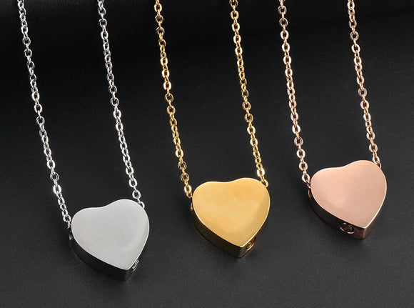 Ashes Necklace - Classic Heart
